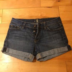 7 for All Mankind Jean Shorts